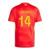 Goedkope Spanje Aymeric Laporte 14 Thuisshirt EK 2024 Goedkope Spanje Aymeric Laporte 14 Thuisshirt EK 2024